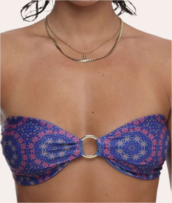 Isabella Top in Casablanca Blue