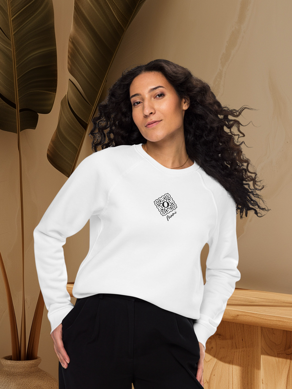 Eco-Luxe Unisex Organic Embroidered Sweatshirt