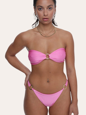 valentines sale gift for her pink bikini sustainable bikini miami 